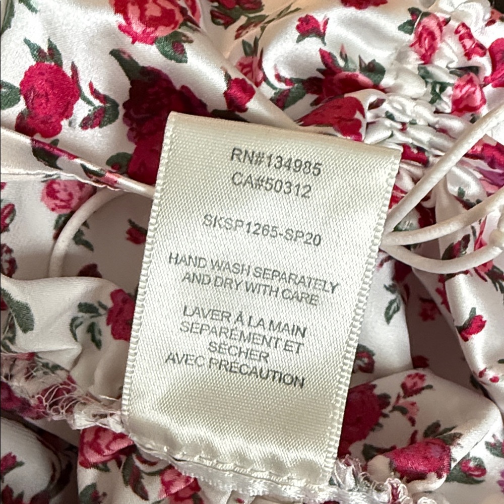 For Love & Lemons Floral Ruched Dress size medium - Picture 12 of 15